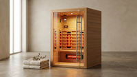 Heliox LuminaWood Infrared Sauna Cabin — Lifestyle