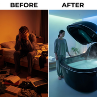 ObsidianDrift Signature Float Tank — Before & After