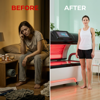 SeekPretty RadianceArc 900 Red Light Therapy Bed — Before & After