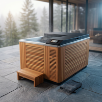 TimberChill Glacier Pro Cedar Cold Plunge — Studio Shot