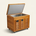 Cold Plunge Tub Engineered for Daily Recovery, Cedar Cabinet, 304 Steel Basin, Multi-Stage Filtration
