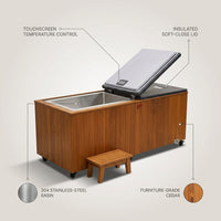 TimberChill Glacier Pro Cedar Cold Plunge — infographic