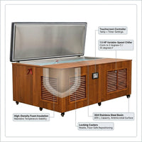 TimberChill Glacier Pro Cedar Cold Plunge — How It Works
